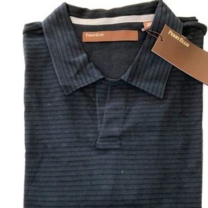 Perry Ellis no button polo M